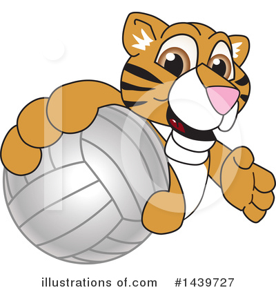 Royalty-Free (RF) Tiger Cub Mascot Clipart Illustration by Mascot Junction - Stock Sample #1439727