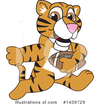 Royalty-Free (RF) Tiger Cub Mascot Clipart Illustration by Mascot Junction - Stock Sample #1439729