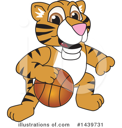 Tiger Character Clipart #1439731 by Mascot Junction