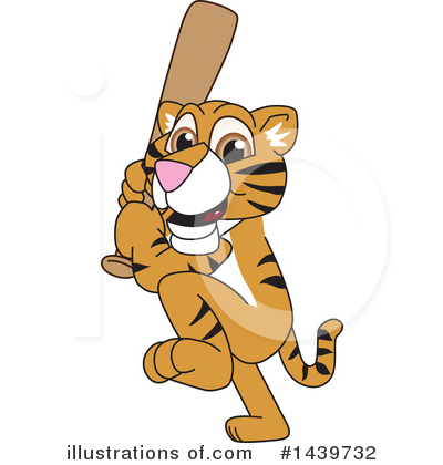 Royalty-Free (RF) Tiger Cub Mascot Clipart Illustration by Mascot Junction - Stock Sample #1439732