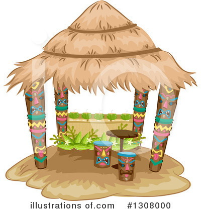 Royalty-Free (RF) Tiki Clipart Illustration by BNP Design Studio - Stock Sample #1308000