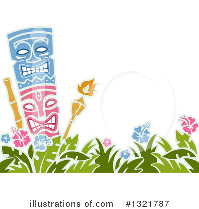 Royalty-Free (RF) Tiki Clipart Illustration by BNP Design Studio - Stock Sample #1321787