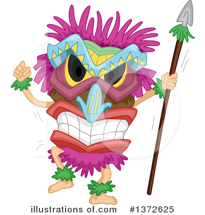 Royalty-Free (RF) Tiki Clipart Illustration by BNP Design Studio - Stock Sample #1372625