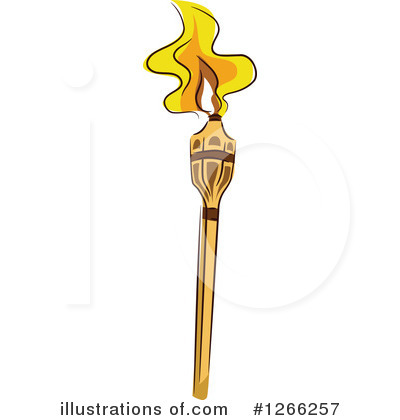 Royalty-Free (RF) Tiki Torch Clipart Illustration by BNP Design Studio - Stock Sample #1266257