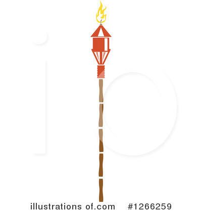 Tiki Torch Clipart #1266259 by BNP Design Studio