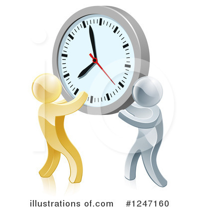 Clock Clipart #1247160 by AtStockIllustration