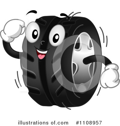 Tires Clipart #217928 - Illustration by Lal Perera