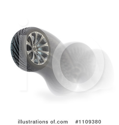 Royalty-Free (RF) Tire Clipart Illustration by Mopic - Stock Sample #1109380