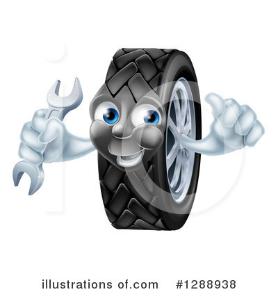 Tires Clipart #1288938 by AtStockIllustration