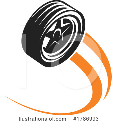 Tires Clipart #1786993 by Vector Tradition SM