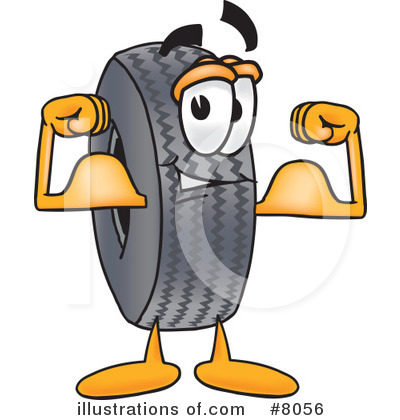 Tire Clipart #8056 by Mascot Junction