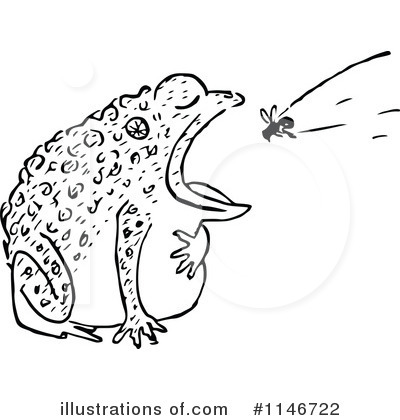 Royalty-Free (RF) Toad Clipart Illustration by Prawny Vintage - Stock Sample #1146722