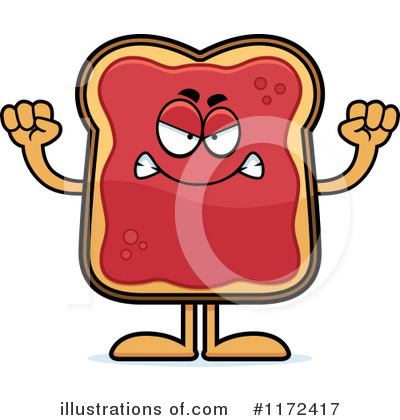 Toast And Jam Clipart #1172417 by Cory Thoman