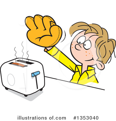 Toaster Clipart #1353040 by Johnny Sajem