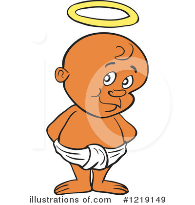 Angel Baby Clipart #1219149 by LaffToon
