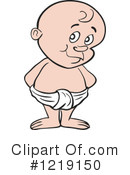 Toddler Clipart #1219150 by LaffToon