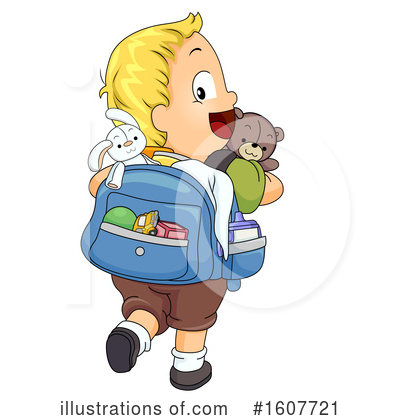 Backpack Clipart #1607721 by BNP Design Studio
