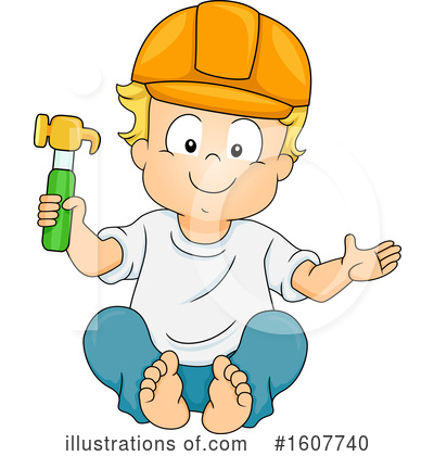 Construction Worker Clipart #1607740 by BNP Design Studio