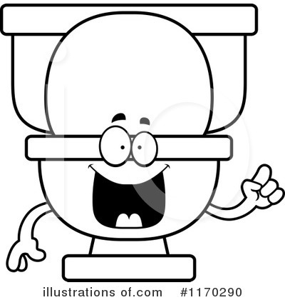 Toilet Clipart #1170290 by Cory Thoman