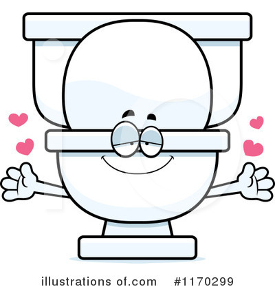 Royalty-Free (RF) Toilet Clipart Illustration by Cory Thoman - Stock Sample #1170299