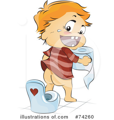 Royalty-Free (RF) Toilet Clipart Illustration by BNP Design Studio - Stock Sample #74260
