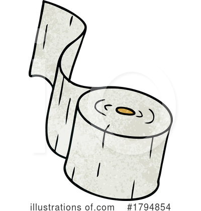 Royalty-Free (RF) Toilet Paper Clipart Illustration by lineartestpilot - Stock Sample #1794854