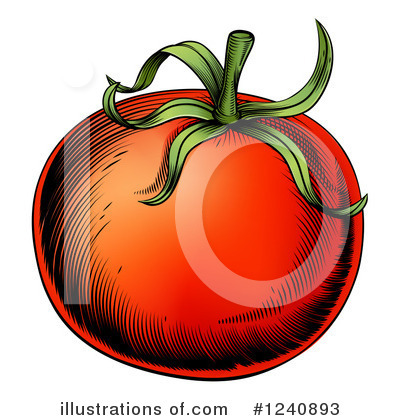 Tomatoes Clipart #1240893 by AtStockIllustration