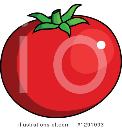 Royalty-Free (RF) Tomato Clipart Illustration by Vector Tradition SM - Stock Sample #1291093