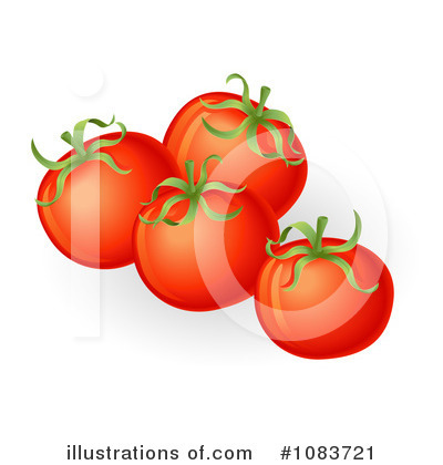 Royalty-Free (RF) Tomatoes Clipart Illustration by AtStockIllustration - Stock Sample #1083721