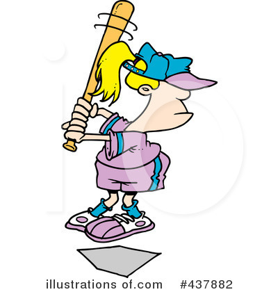 Royalty-Free (RF) Tomboy Clipart Illustration by toonaday - Stock Sample #437882