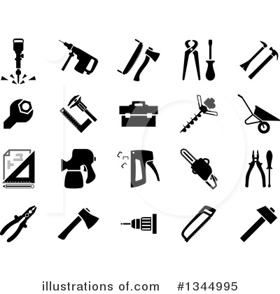 Pliers Clipart #1344995 by Vector Tradition SM