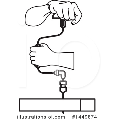 Royalty-Free (RF) Tool Clipart Illustration by Lal Perera - Stock Sample #1449874