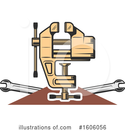 Wrenches Clipart #1606056 by Vector Tradition SM