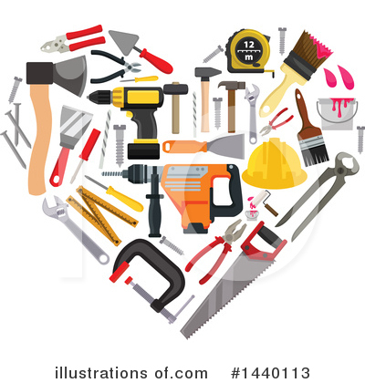 Royalty-Free (RF) Tools Clipart Illustration by Vector Tradition SM - Stock Sample #1440113