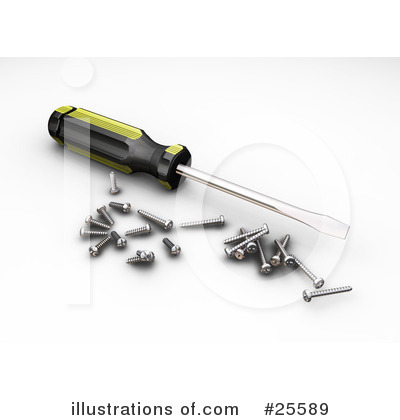 Royalty-Free (RF) Tools Clipart Illustration by KJ Pargeter - Stock Sample #25589