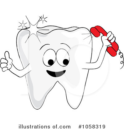 Tooth Character Clipart #1058319 by Pams Clipart