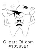 Tooth Character Clipart #1058321 by Pams Clipart
