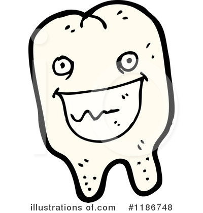 Royalty-Free (RF) Tooth Clipart Illustration by lineartestpilot - Stock Sample #1186748
