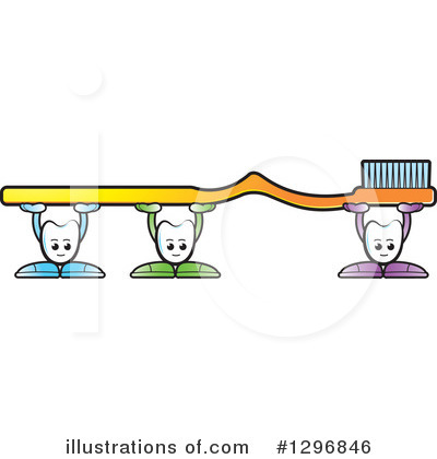 Tooth Character Clipart #1296846 by Lal Perera