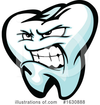 Royalty-Free (RF) Tooth Clipart Illustration by Chromaco - Stock Sample #1630888