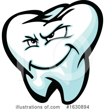 Royalty-Free (RF) Tooth Clipart Illustration by Chromaco - Stock Sample #1630894