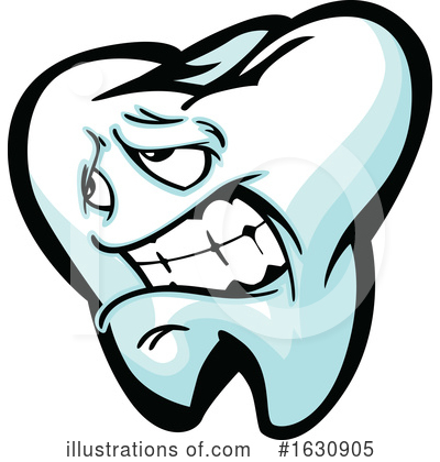 Royalty-Free (RF) Tooth Clipart Illustration by Chromaco - Stock Sample #1630905