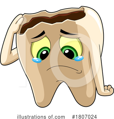 Tooth Character Clipart #1807024 by Hit Toon
