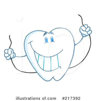 Royalty-Free (RF) Tooth Clipart Illustration by Hit Toon - Stock Sample #217392
