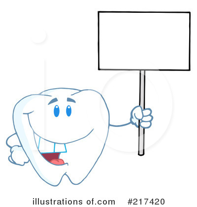 Royalty-Free (RF) Tooth Clipart Illustration by Hit Toon - Stock Sample #217420