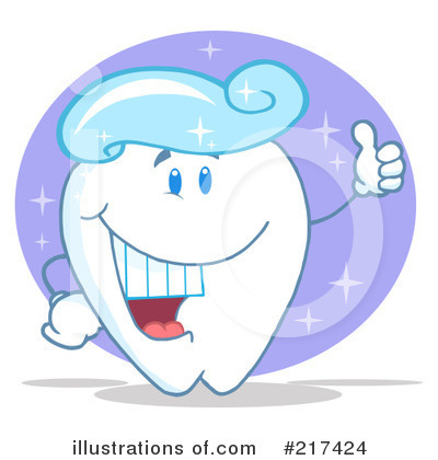 Royalty-Free (RF) Tooth Clipart Illustration by Hit Toon - Stock Sample #217424