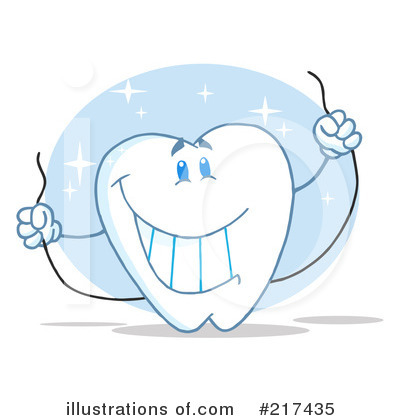 Royalty-Free (RF) Tooth Clipart Illustration by Hit Toon - Stock Sample #217435