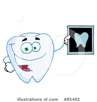 Royalty-Free (RF) Tooth Clipart Illustration by Hit Toon - Stock Sample #85402