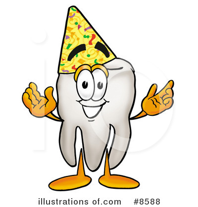 Royalty-Free (RF) Tooth Clipart Illustration by Mascot Junction - Stock Sample #8588