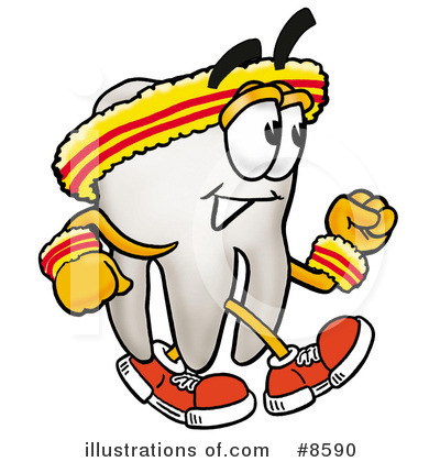 Royalty-Free (RF) Tooth Clipart Illustration by Mascot Junction - Stock Sample #8590